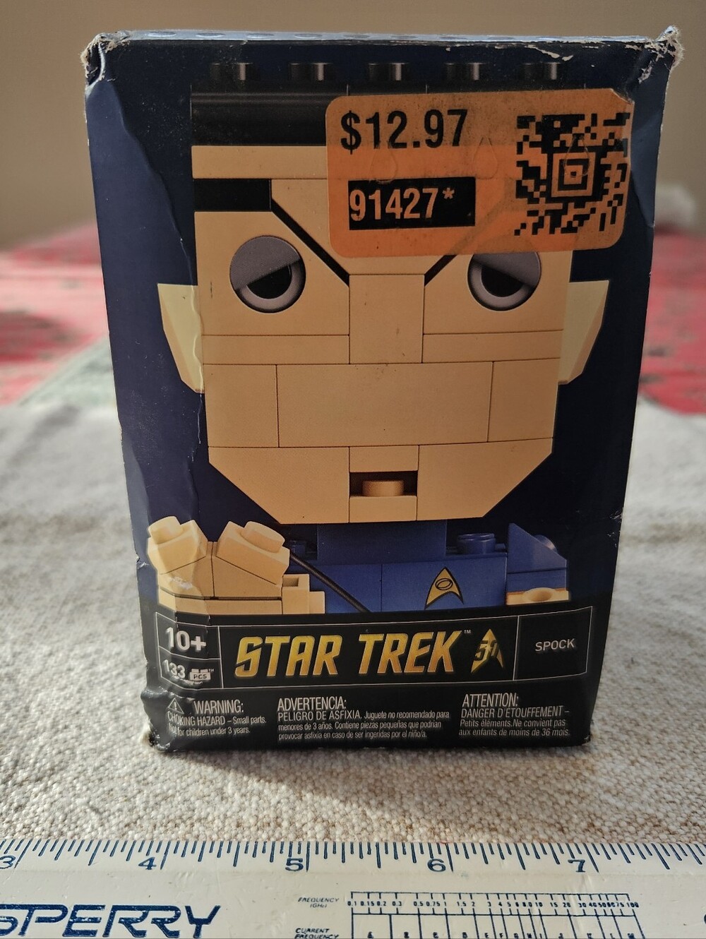 Mega Bloks Star Trek Spock Kubros DTF91 Building Blocks 133 PC Kit 2015